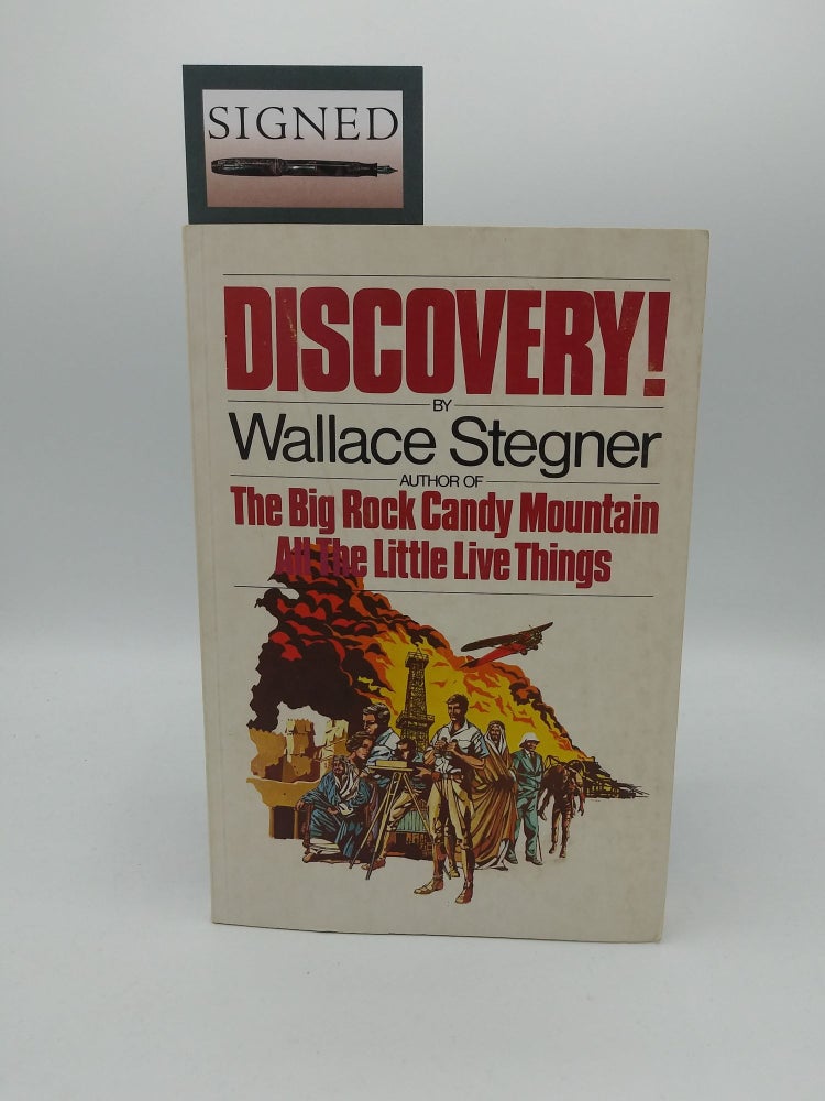 Item #60163 Discovery! The Search for Arabian Oil. Wallace Stegner.
