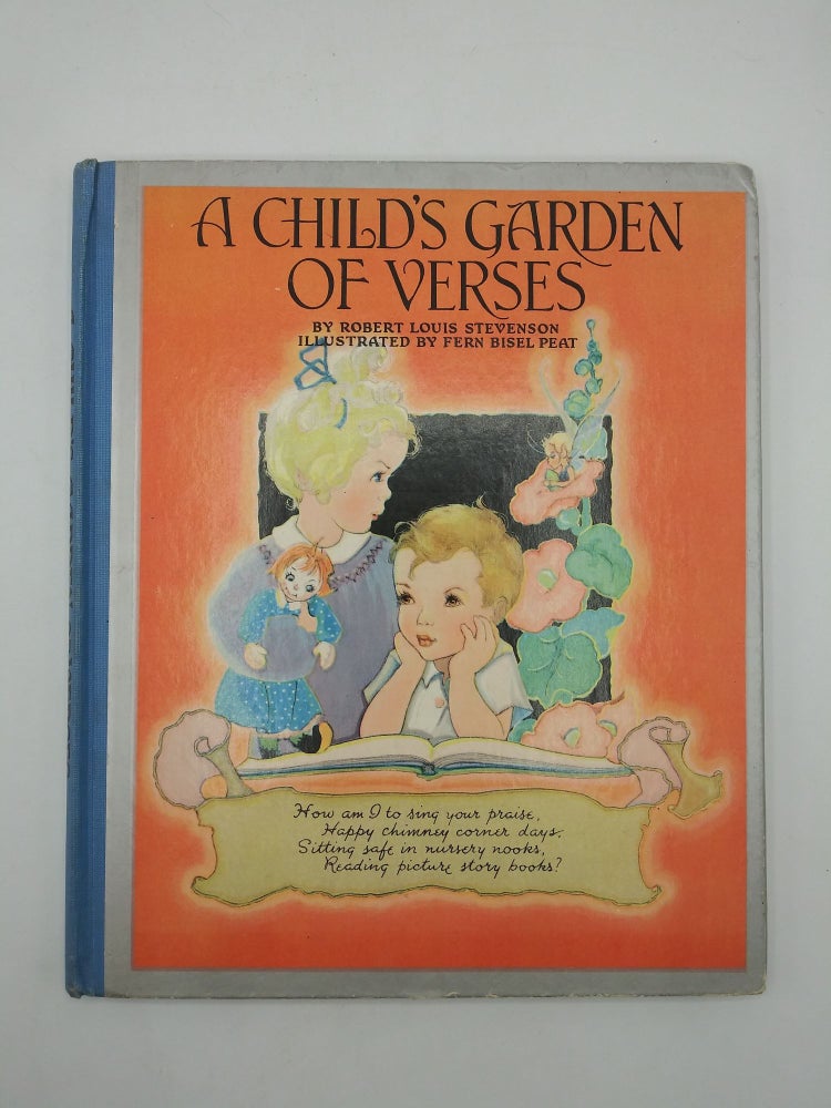 Item #60572 A Child's Garden of Verses. Robert Louis Stevenson, Fern Bisel Peat.