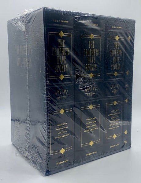 The Prophets Have Spoken 3 Volume + Index | Eric Bateman, Brigham Young ...