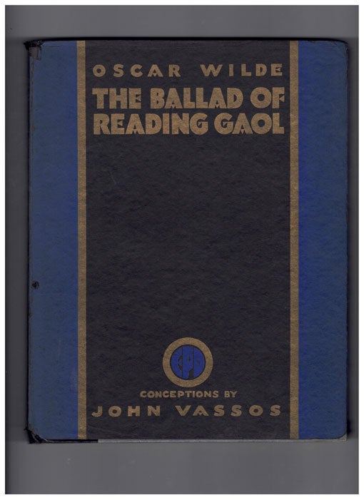 Item #61005 The Ballad of Reading Gaol. Oscar Wilde, John Vassos.