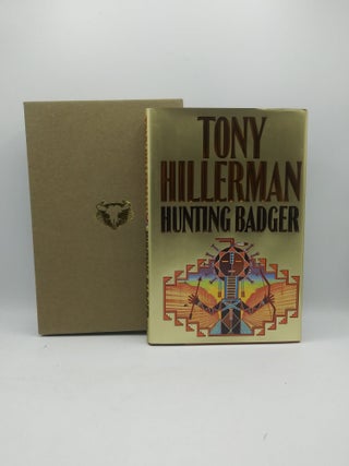 Item #61052 Hunting Badger. Tony Hillerman, Ernest Franklin