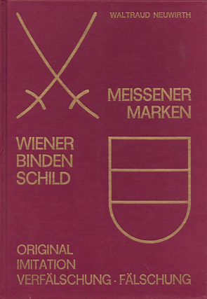 Item #61316 Meissener Marken: Wiener Binden Schild (Original Imitation Verfälschung Fälschung)....