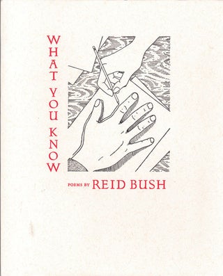Item #61417 What You Know: Poems by Reid Bush. Reid Bush