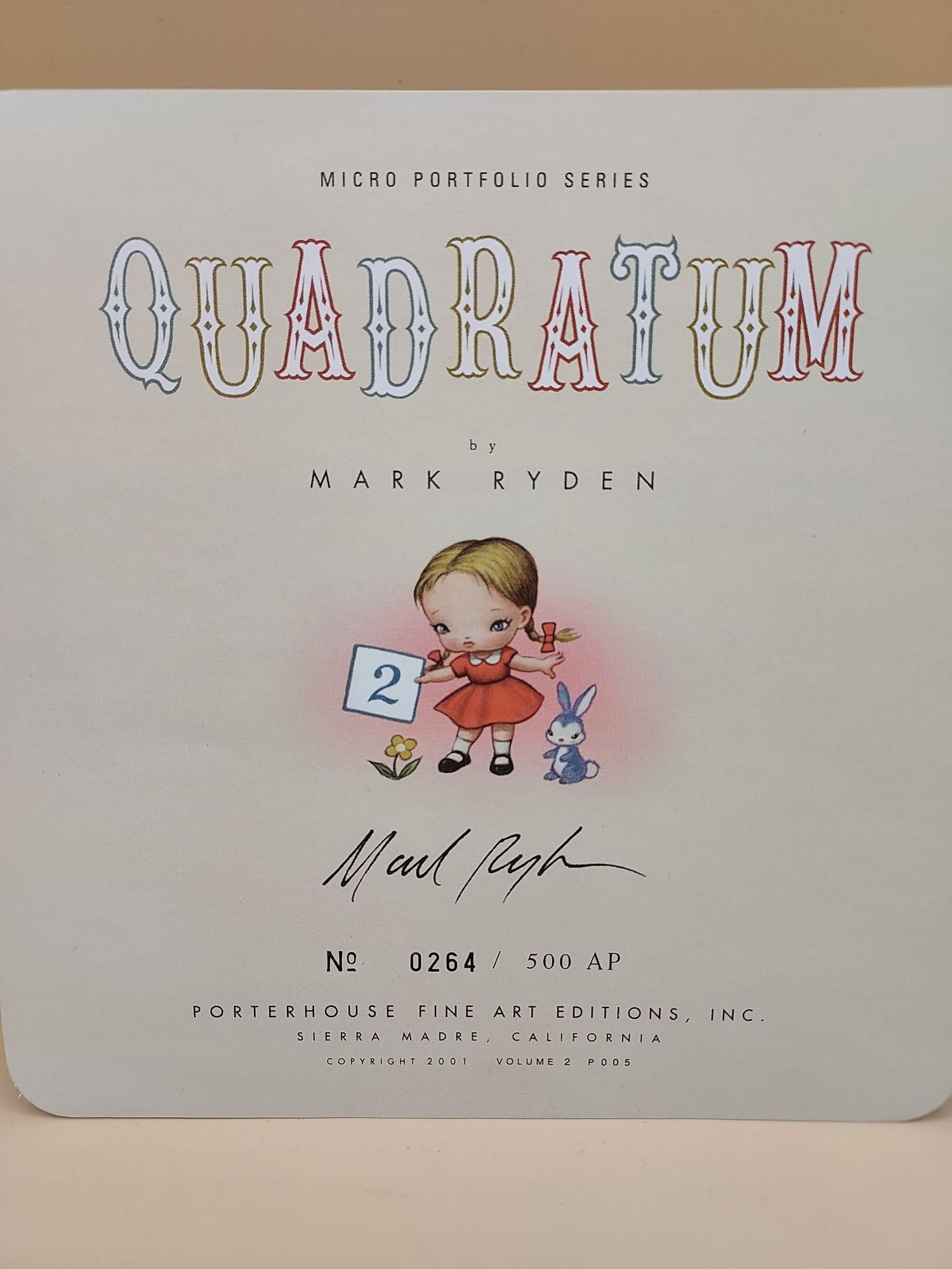Quadratum Volume 2 Micro Portfolio Series by Mark Ryden on Ken Sanders Rare  Books