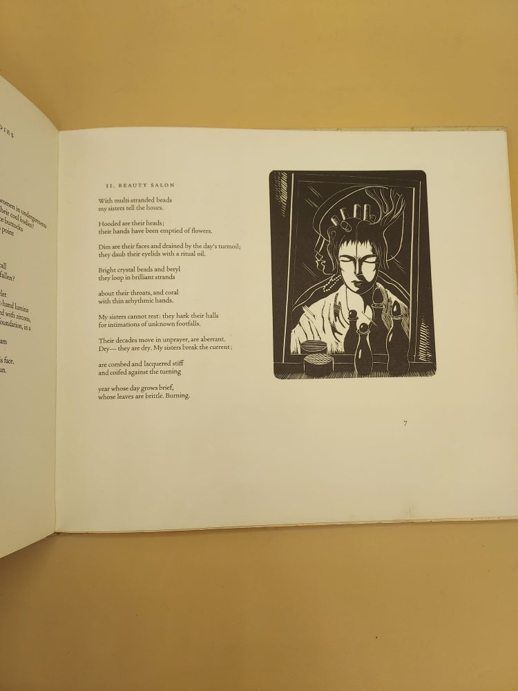 Item #61435 Brandings: Poems by Katherine Arnstein Heinemann, Engravings in Wood by Roderick Mead. Katherine Arnstein Heinemann, Roderick Mead.
