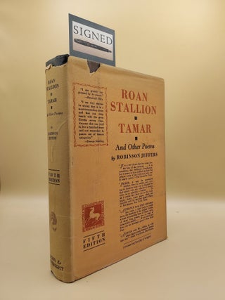 Item #62153 Roan Stallion, Tamar, and Other Poems. Robinson Jeffers