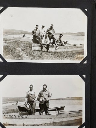 Photograph Album. 81 Photographs. Many Photos Depicting Fishing [Hastings] [Nebraska]