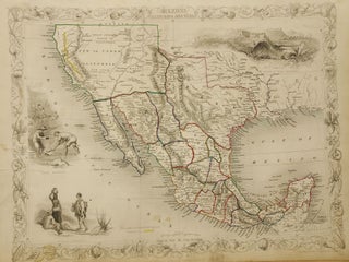 Item #62353 Mexico, California, and Texas [Map]. Drawn and, J. Rapkin