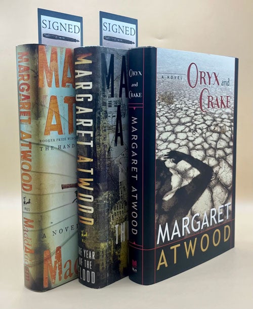 Item #62565 The MaddAddam Trilogy: Oryx and Crake, The Year of the Flood, MaddAddam. Margaret Atwood.