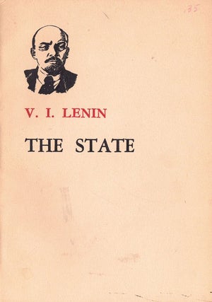 Item #63187 The State: A Lecture Delivered at the Sverdlov University, July 11, 1919. V. I. Lenin