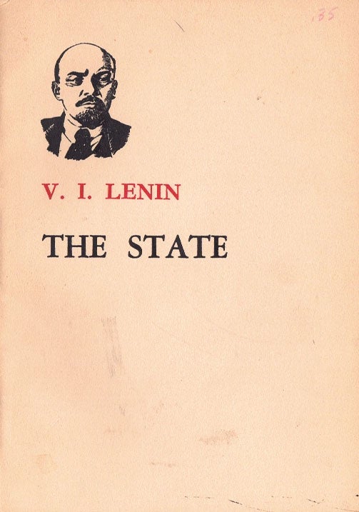 Item #63187 The State: A Lecture Delivered at the Sverdlov University, July 11, 1919. V. I. Lenin.