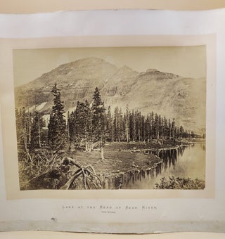 Item #63289 Plate XIV. Lake at the Head of Bear River. Uintah Mountains. Andrew Joseph Russell