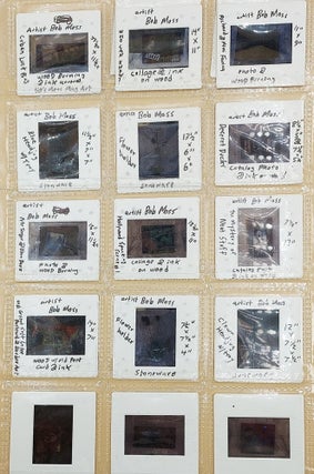 Mini Archive of Letters, Postcards, Musings, Photos, and Slides of Art (Especially in the Deseret Alphabet) by Utah Outsider Artist and Musician Bob Moss