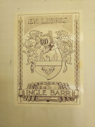 Sonnets To An Imaginary Madonna (Inscribed by Vardis Fisher to Ingle Barr)
