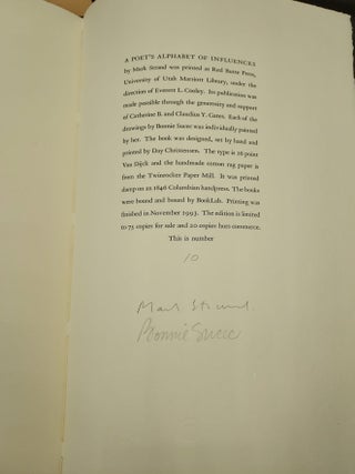 A Poet's Alphabet of Influences