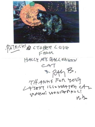 Item #63679 A Mini Archive of 6 Pieces of Correspondence from Ray Bradbury to Patrick Eddington...