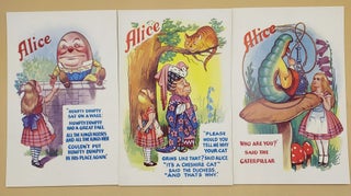 Alice in Wonderland through the Postcard