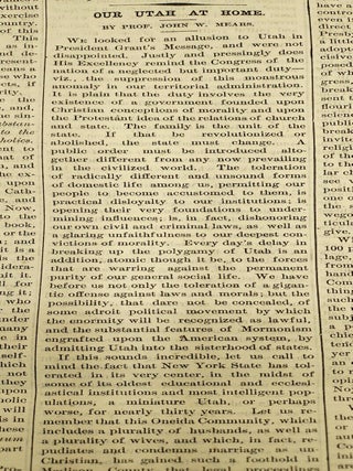 Item #63685 The Independent, Volume XXVIII, Number 1417, New York, Thursday, January 27, 1876....