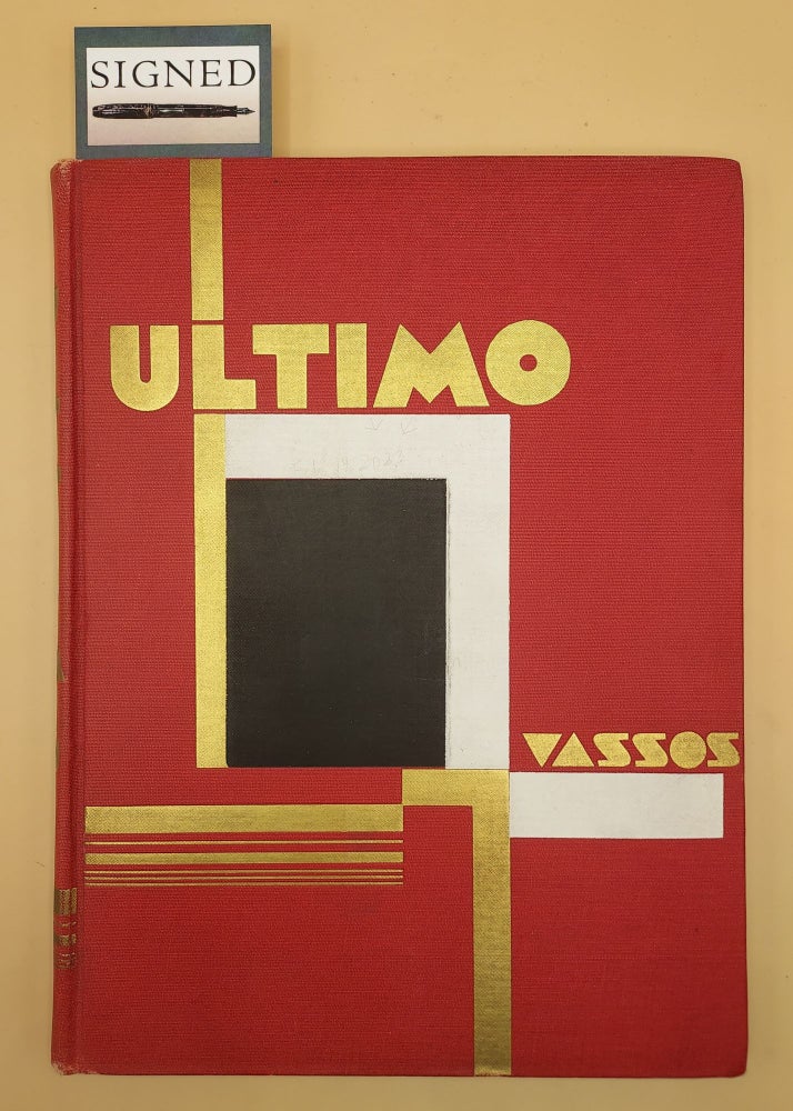 Item #64002 Ultimo: An Imaginative Narration of Life Under the Earth with Projections by John Vassos and the Text by Ruth Vassos (signed association copy). Ruth Vassos.