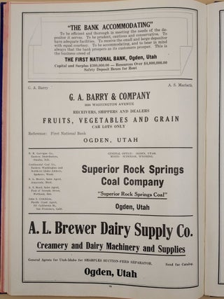 Official Directory of Industries: The Denver & Rio Grande Railroad. Issued and Circulated by the Freight Traffic Department 1920-1921