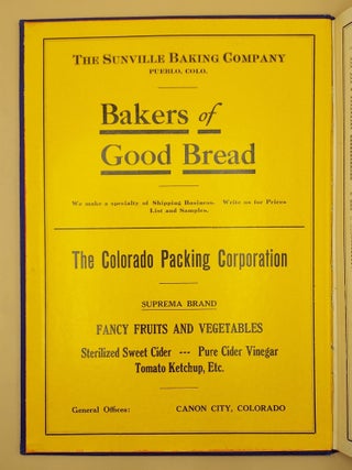 Official Directory of Industries: The Denver & Rio Grande Railroad. Issued and Circulated by the Freight Traffic Department 1920-1921
