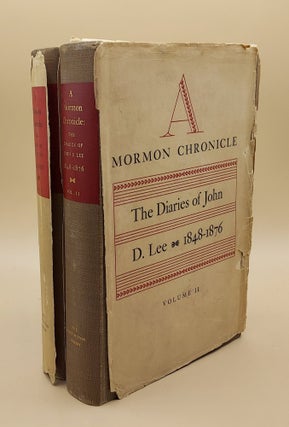 Item #64137 A Mormon Chronicle: The Diaries of John D. Lee, 1848-1876 [Two-volume set, inscribed,...
