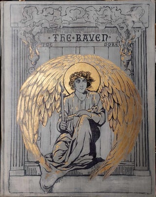 Item #64151 The Raven. Edgar Allan Poe, Gustave Doré, Edmund C. Stedman, Commentary