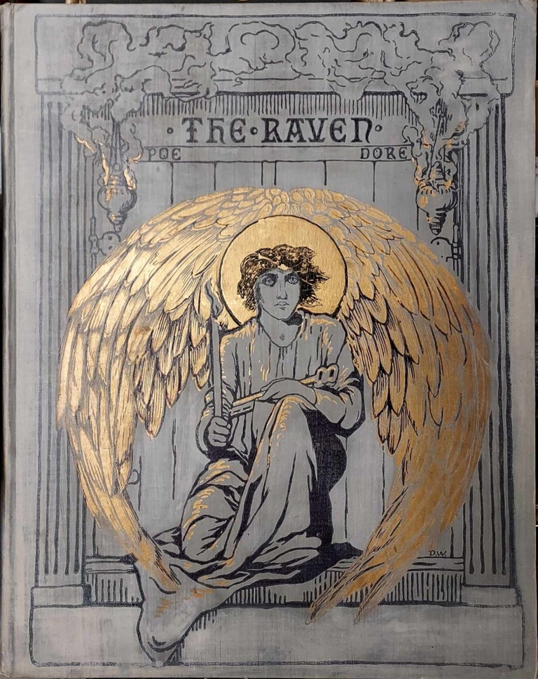Item #64151 The Raven. Edgar Allan Poe, Gustave Doré, Edmund C. Stedman, Commentary.