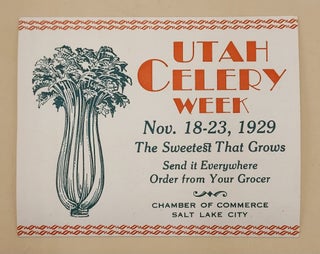 Item #64160 Utah Celery Week Nov. 18-23, 1929