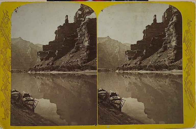 Item #64251 Light-House Rock. Views on Green River. Cañon of Desolation Series. John Wesley Powell, A. H. Thompson, E. O. Beaman, Elias Olcott.