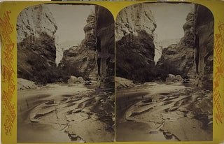 Item #64283 Head of the Narrows. Views on the Rio Virgen. Pa-Roo-Nu-Weap Series. John Wesley...