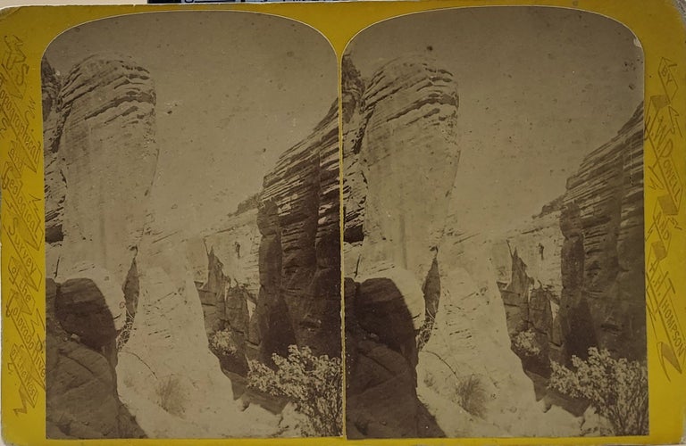 Item #64284 Lateral Gorge. Views on Brush Creek. John Wesley Powell, A. H. Thompson, John Karl Hillers, Jack.