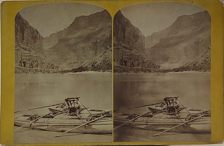 Item #64285 The Boats. Views on the Colorado River. Marble Cañon Series. John Karl Hillers, Jack, John Wesley Powell.