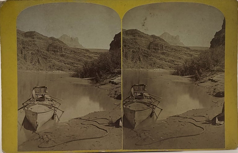 Item #64286 The Boat. Views on the Colorado River. Grand Cañon Series. John Karl Hillers, Jack, John Wesley Powell.