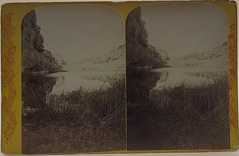 Item #64292 Pa-Vai-O-Wits (Lower lake in Lake Cañon). Views on Kanab Creek. Lake Cañon Series. John Wesley Powell, A. H. Thompson, John Karl Hillers, Jack.