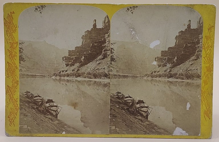 Item #64304 Light-House Rock. Views on Green River. Cañon of Desolation Series. John Wesley Powell, A. H. Thompson, E. O. Beaman, Elias Olcott.
