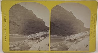 Baptismal Font, about 6 miles above mouth of the Grand Cañon. (F. 139). No. 17. T. H. O'Sullivan, Corps George M. Wheeler, Timothy.