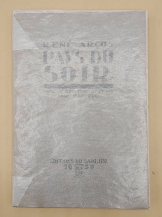 Item #64319 Pays du Soir. Avec un Bois Frontispice par Frans Masereel. René Arcos, Frans...