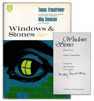 Item #64380 Windows & Stones: Selected Poems. Tomas Transtromer, May Swenson, with Leif Sjoberg