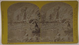Item #64393 Tufa Bank, Kanab Wash. No. 116 (Geological Series). Stereoview, William Bell, Corps...