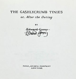 The Gashlycrumb Tinies: Or, After the Outing