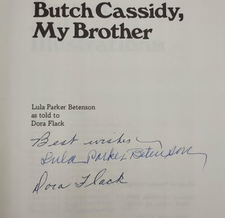 Butch Cassidy, My Brother
