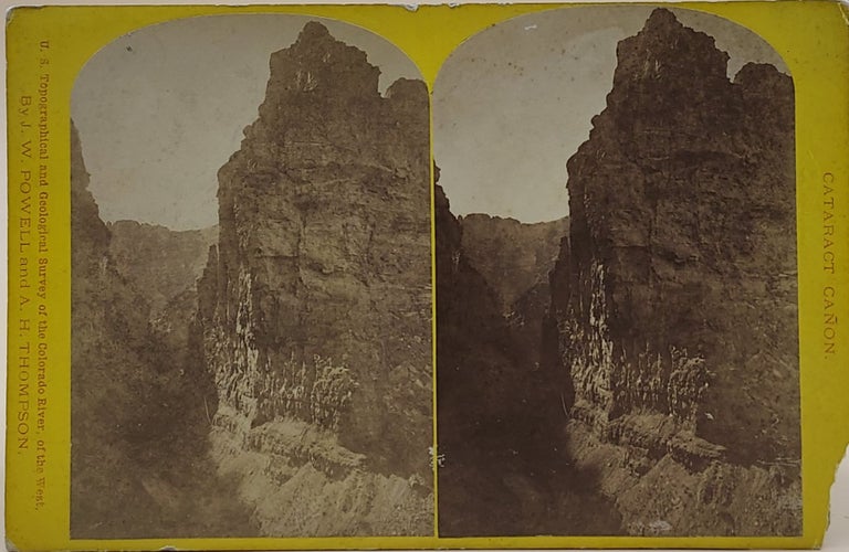 Item #64516 Side Cañon. Cataract Cañon (U.S. Topographical and Geological Survey of the Colorado River, of the West). John Wesley Powell, A. H. Thompson.
