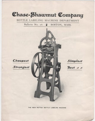 3 Ephemeral Pieces from Chase-Shawmut Company, Manufactures of Electrical Specialties, Sent to Becker Brew. & Malt. Co. of Ogden, Utah