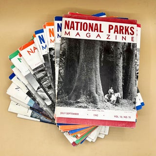 Item #64533 National Parks Magazine: Nos. 70, 76, 83, 96, 100, 103-135 (38 volumes). Robert...