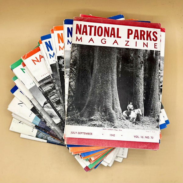 Item #64533 National Parks Magazine: Nos. 70, 76, 83, 96, 100, 103-135 (38 volumes). Robert Sterling Yard Devereux Butcher, Bruce M. Kilgore.