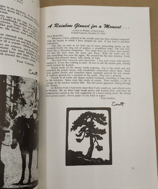 On Desert Trails with Everett Ruess (Second edition inscribed by Everett's brother, Waldo Ruess)