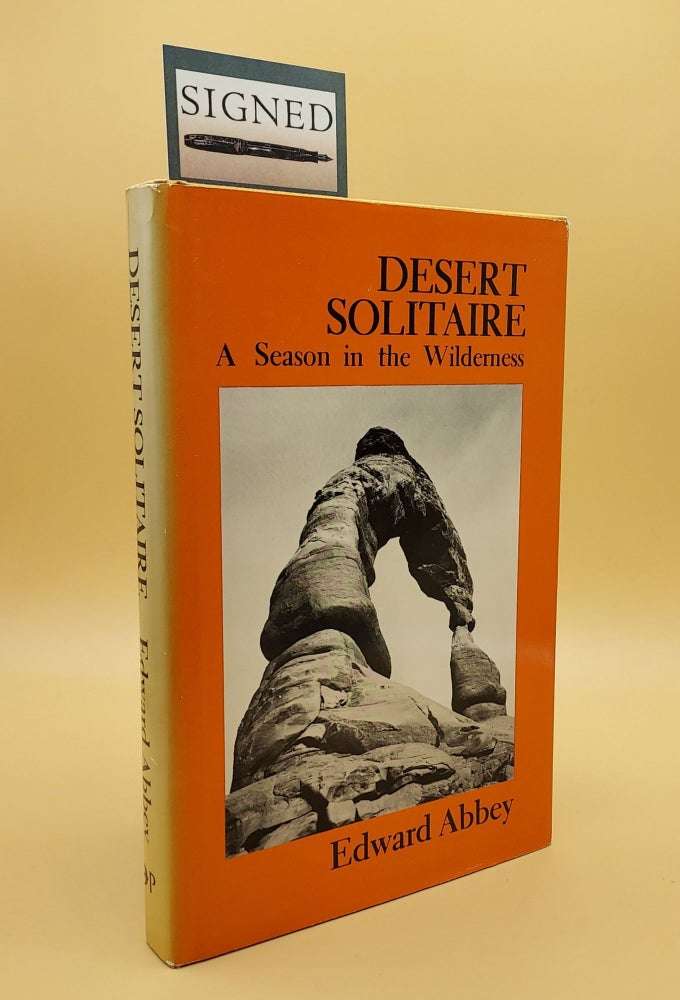 Item #64606 Desert Solitaire: A Season in the Wilderness. Edward Abbey.