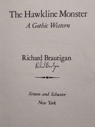 The Hawkline Monster: A Gothic Western