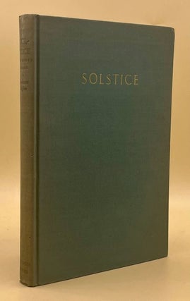 Item #64942 Solstice: And Other Poems by Robinson Jeffers. Robinson Jeffers